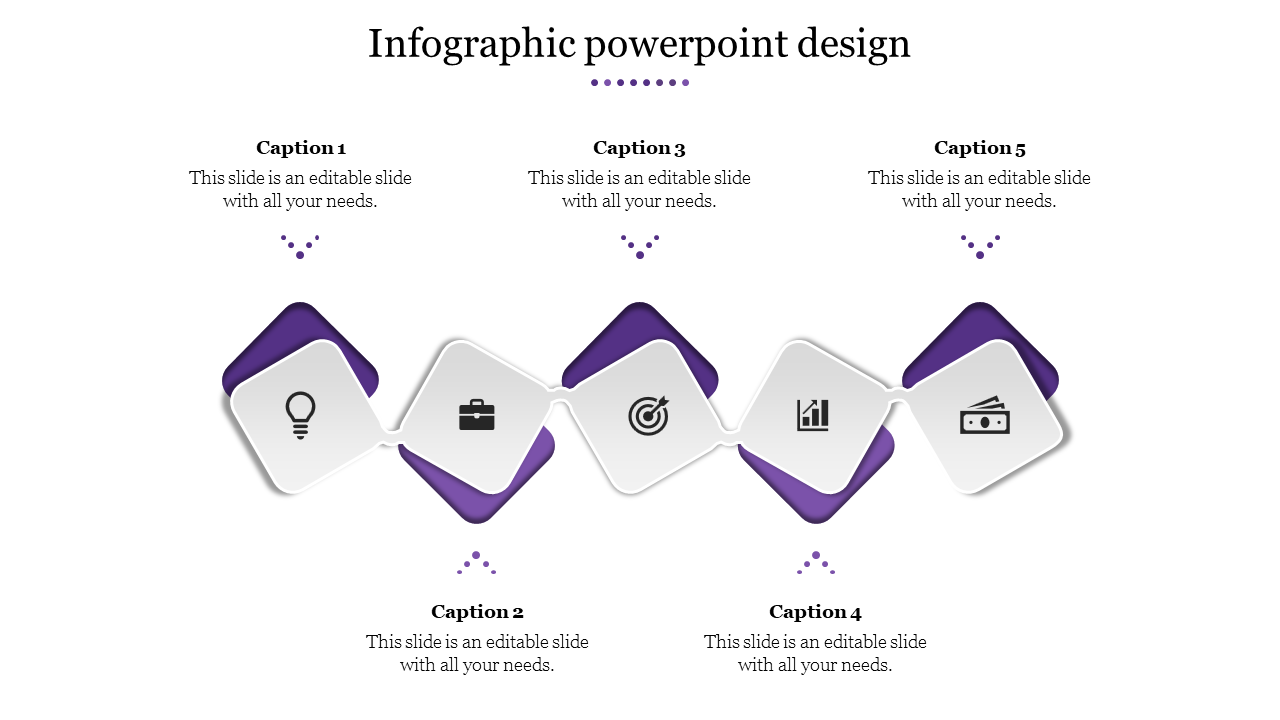 infographic powerpoint design-5-Purple